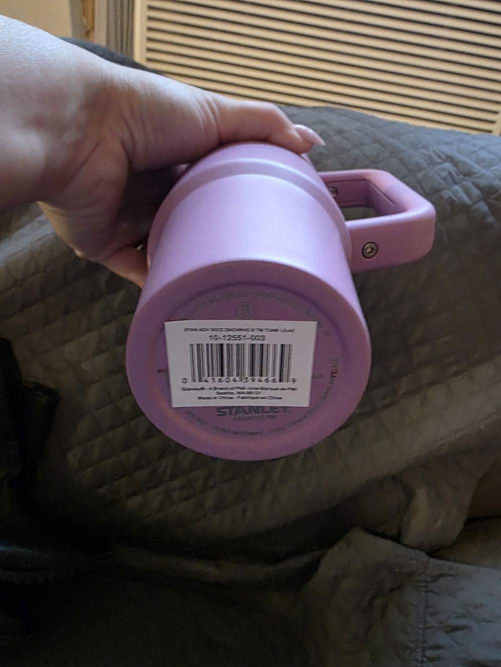 Stanley Purple Insulated Travel Mug with Handle - Picture 4 of 5